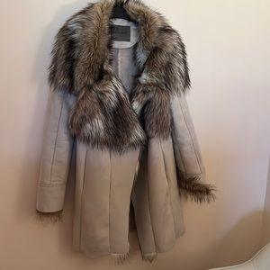 faux fur coat from